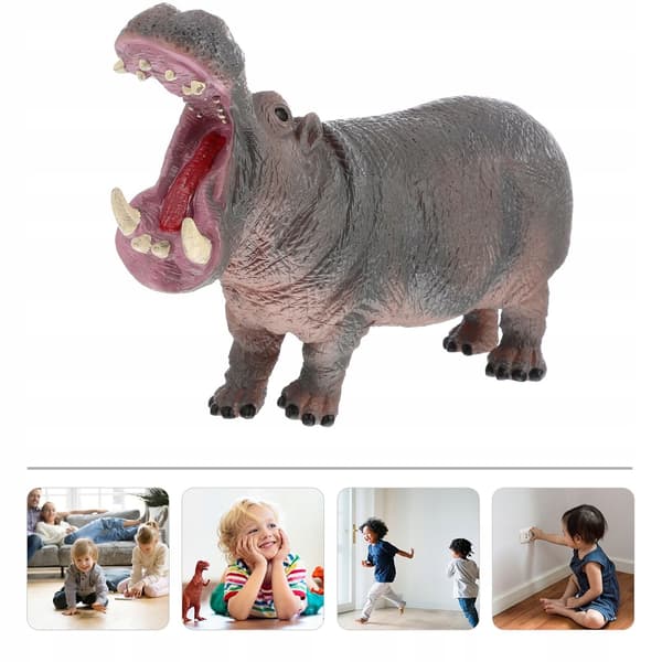 1 HIPPO FIGURINE FOR CHILDREN – TOY