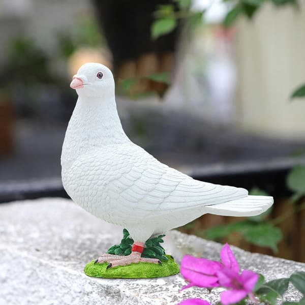 Simulation Pigeon Ornament Collections Figurines Artificial Pigeon Style B