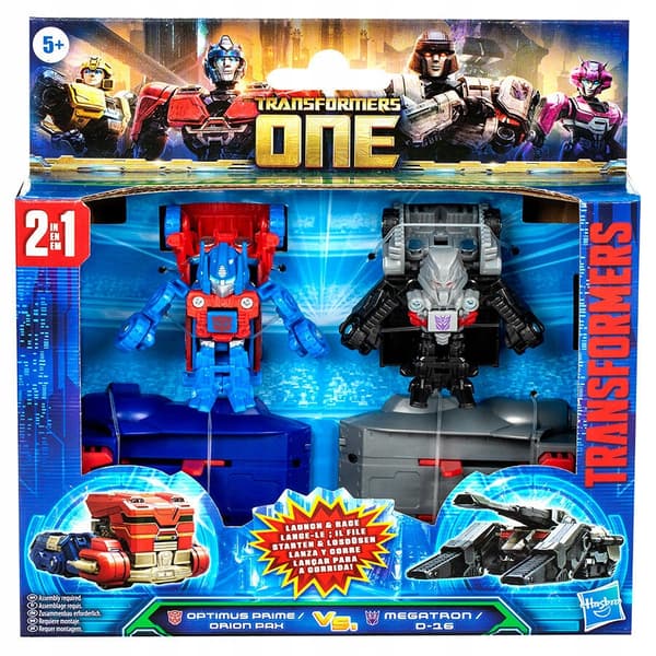 TRANSFORMERS AUTO ROBOT OPTIMUS PRIME & MEGATRON D-16 2-in-1 SET G0338