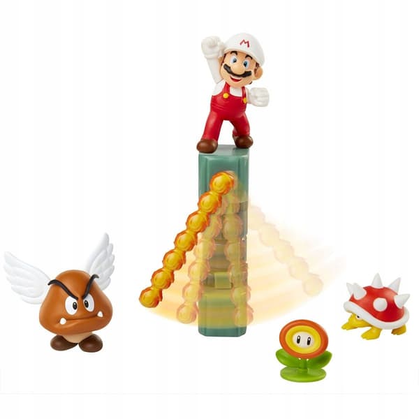 Super Mario Lava Castle + 4 minifigures set, ages 3+