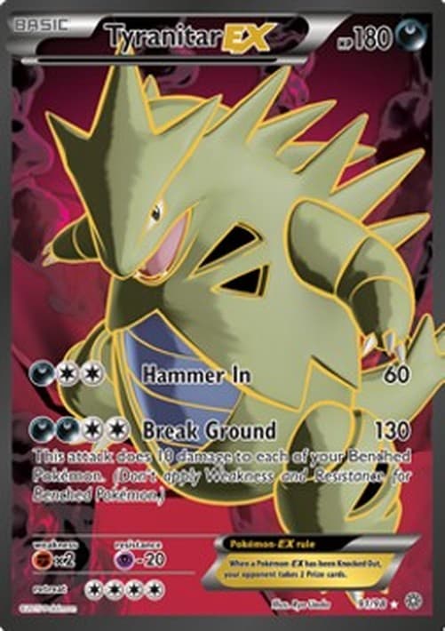 Pokemon Tyranitar EX
