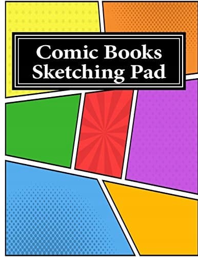 Comic Books Sketching Pad (diary, journal, notebook)