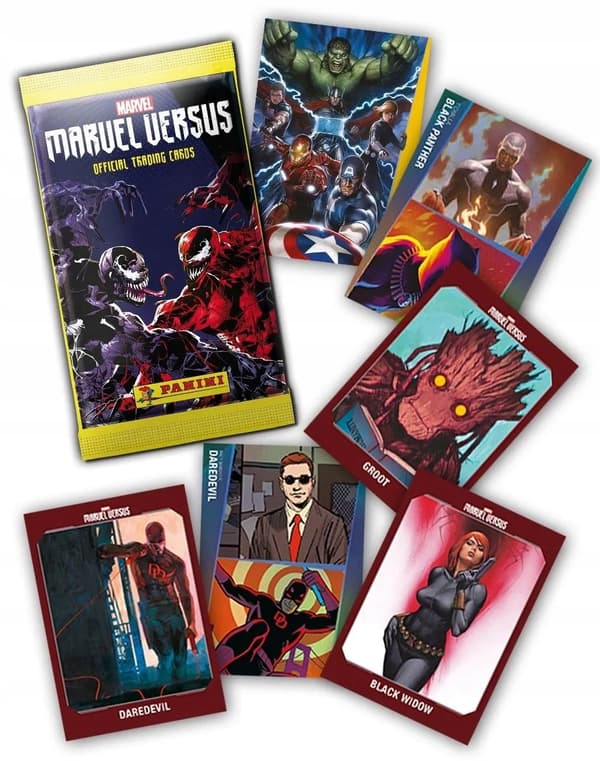 PANINI Marvel Versus Value Pack Pouch – 22 Collectible Cards