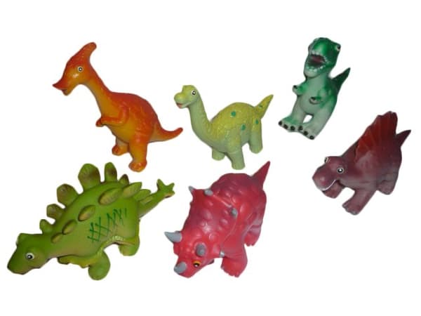 FUNNY DINOSAURS – 6 PIECES IN A BAG [FIGURINES]