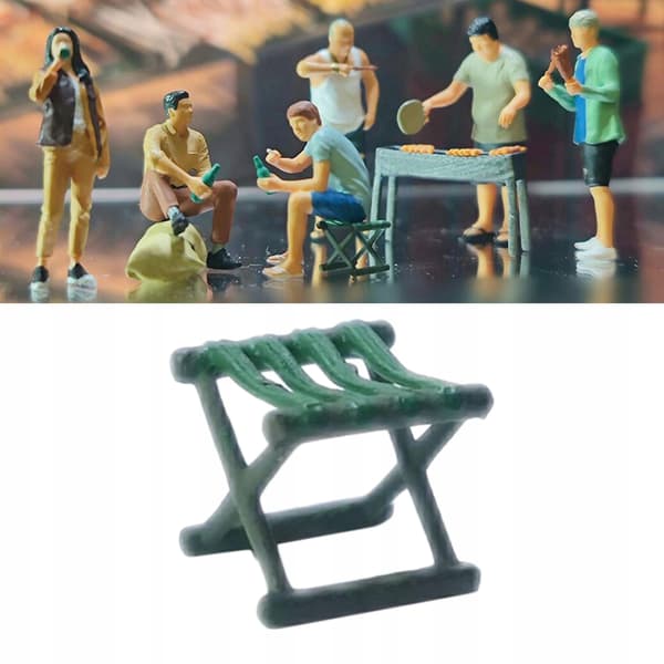1/64 Stołek Camp Micro-Landscape DIY Train Set