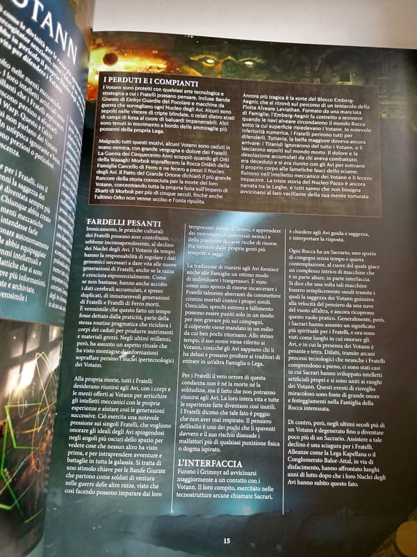 Codex Leagues of Votann – 9:e upplagan, italiensk version