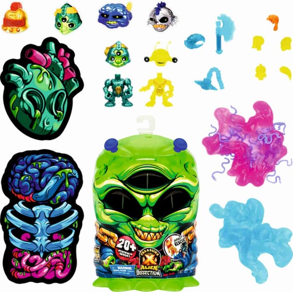 Treasure X Alien Surprise Set: 20+ Blue Alien Figures 5+