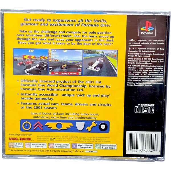FORMULA ONE ARCADE PSX PS1 PlayStation (PSX) #1