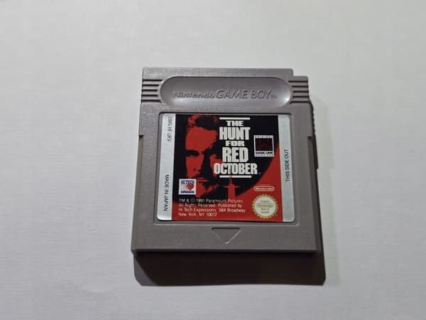 THE HUNT FOR RED OCTOBER GAME BOY