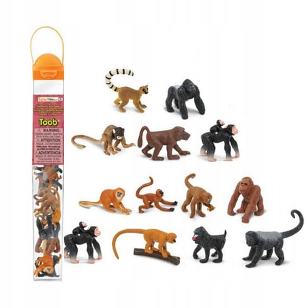 SAFARI LTD MONKEY Figurine Set – Montessori