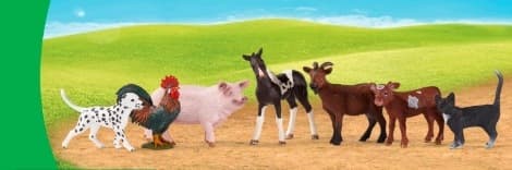 FARMA 7 REALISTIC ANIMAL FIGURES – SET FOR CHILDREN AGED 3+
