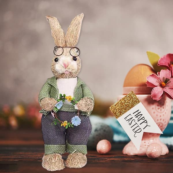 Symulation Rabbit Desktop Figurine, Children's Toys, Garden A