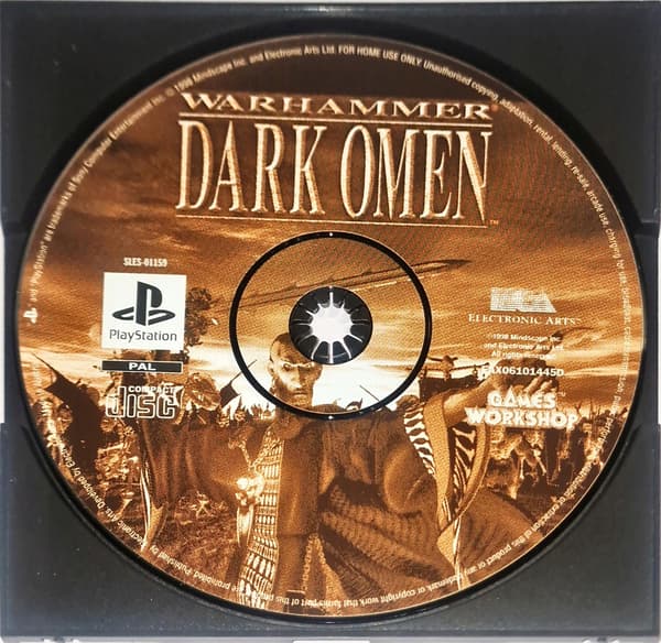 Warhammer: Dark Omen PSX game – DISC
