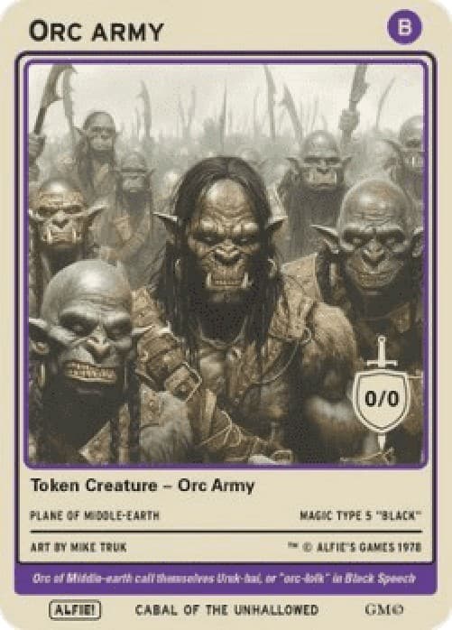 Magic: The Gathering Orc Army Token