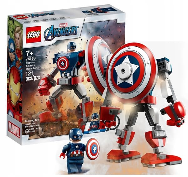 LEGO 76168 MARVEL – CAPTAIN AMERICA’S ARMOURED MECH