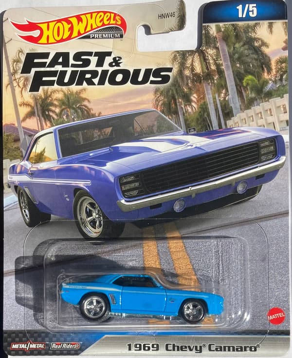 Mattel Hot Wheels 1969 Chevy Camaro car
