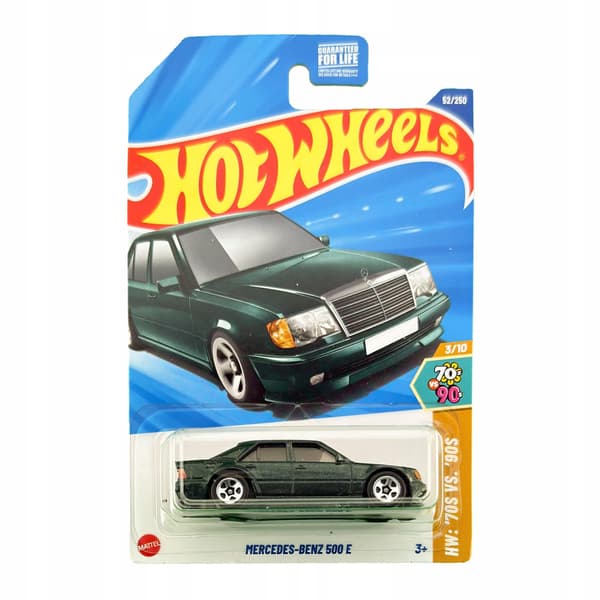 HOT WHEELS MERCEDES-BENZ 500E 2025 + PROTECTOR