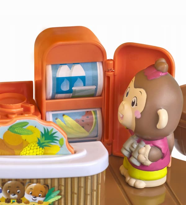 CHLOROPHYLL TROPICAL COLOURFUL HOUSE WITH FIGURINE – INTERACTIVE TOY