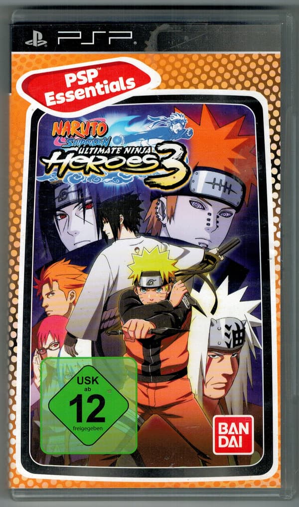 SONY PSP GAME: NARUTO ULTIMATE NINJA HEROES 3