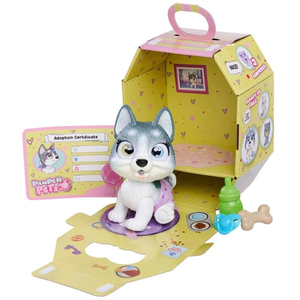SIMBA PAMPER PETZ HUSKY INTERACTIVE TOY – DOG THAT DRINKS AND URINATES