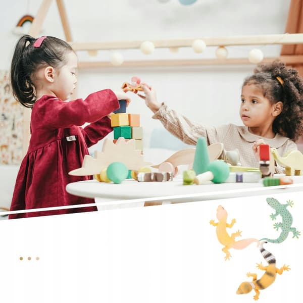 3 REALISTIC LIZARD FIGURINES – EDUCATIONAL TOY SET