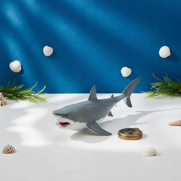 M Megalodon Shark Figurine