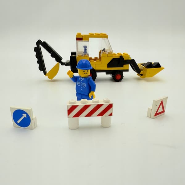 Lego Town 6686 – backhoe + instructions