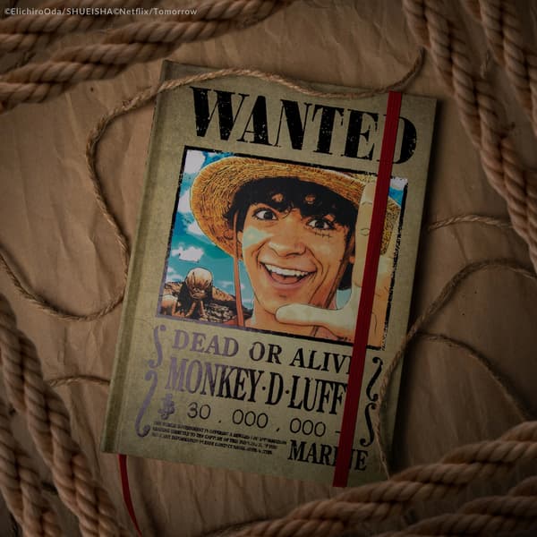 Luffy poster hardback notebook, One Piece