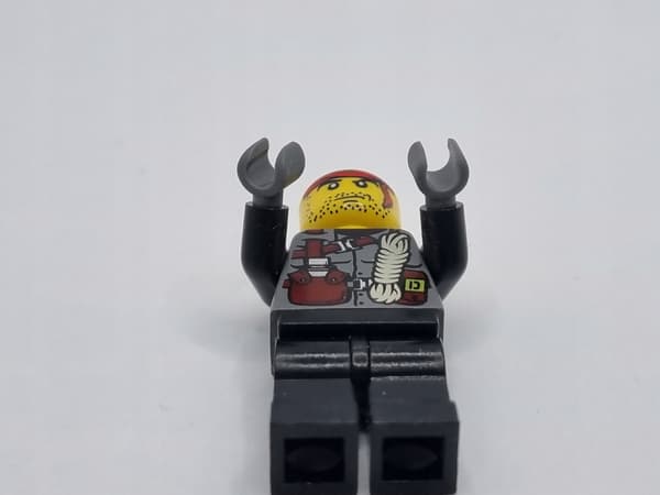 Lego figure 7298 Dino Attack DIGGER – Rope Torso din002