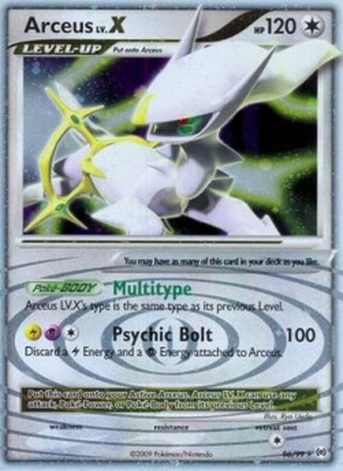 Pokemon Arceus LV.X