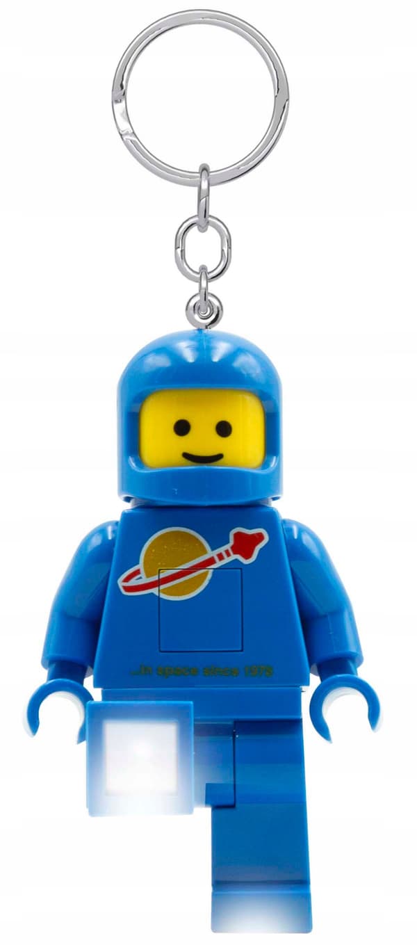 LEGO LED TORCH KEYRING – SPACE CLASSIC ASTRONAUT – BLUE