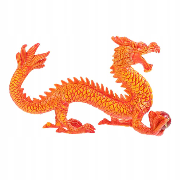 A UNIQUE CHINESE DRAGON FIGURINE FOR TABLE DECORATION