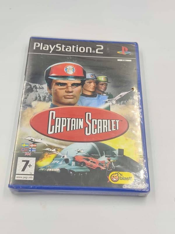 CAPTAIN SCARLET PS2 game – NEW, SEALED IN PLASTIC