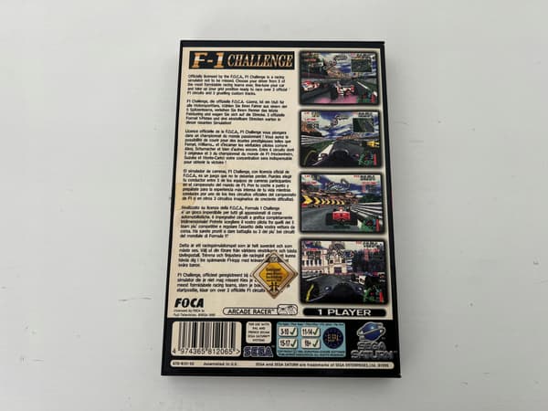 F1 CHALLENGE game – complete, SEGA SATURN