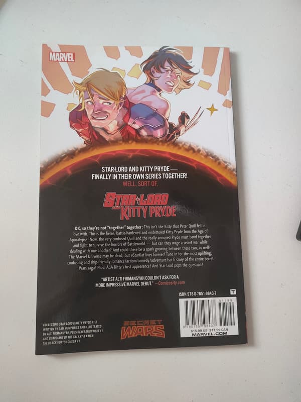 Star-Lord and Kitty Pryde – a comic in English, Marvel