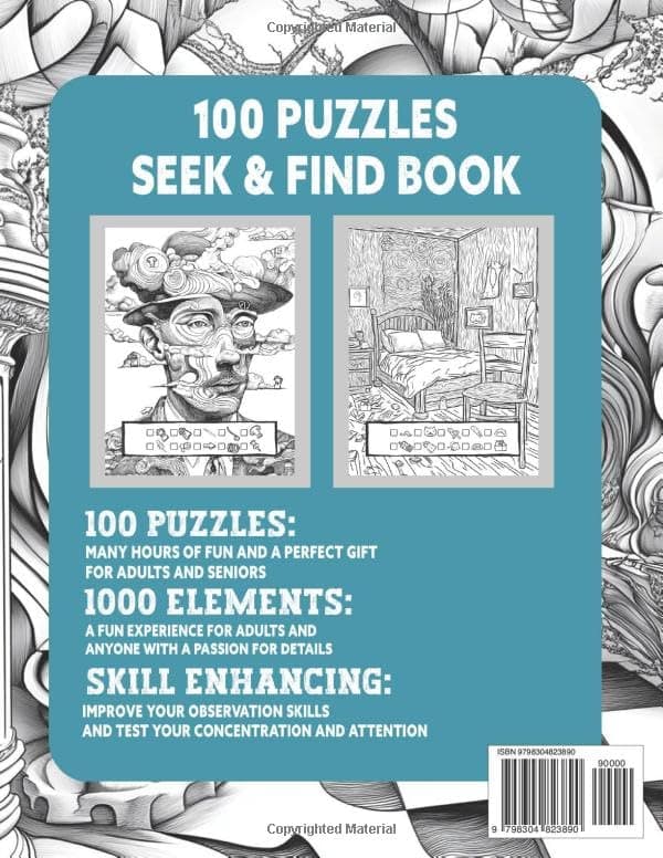 Joseph, Lori: 100 Masterpiece Puzzles Seek and Find Book: 1000 Hidden Objects