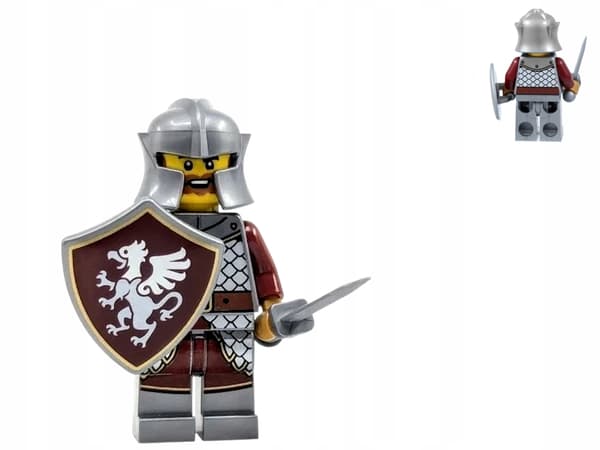 LEGO Castle – Gryff Knight + shield + sword! (Griffin Knight) idea232