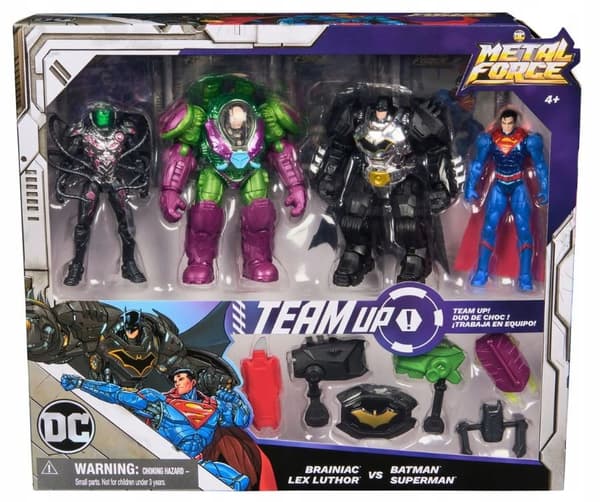 DC Metal Force – Team Up 4-piece figure set – 6070906