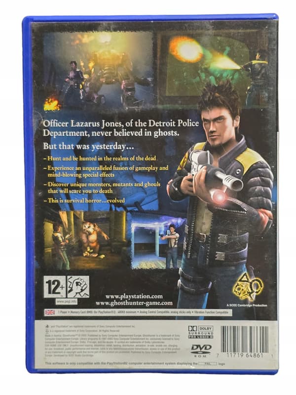 GHOST HUNTER GHOSTHUNTER PS2 PLAYSTATION 2