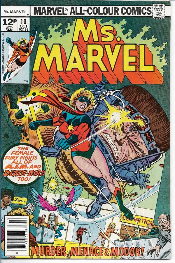 Ms. Marvel Comic 10/1977 (English) Modok