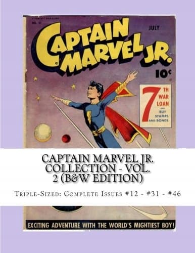Captain Marvel Jr. Collection – Vol. 2 (B&W Edition): Triple-Sized: Complete