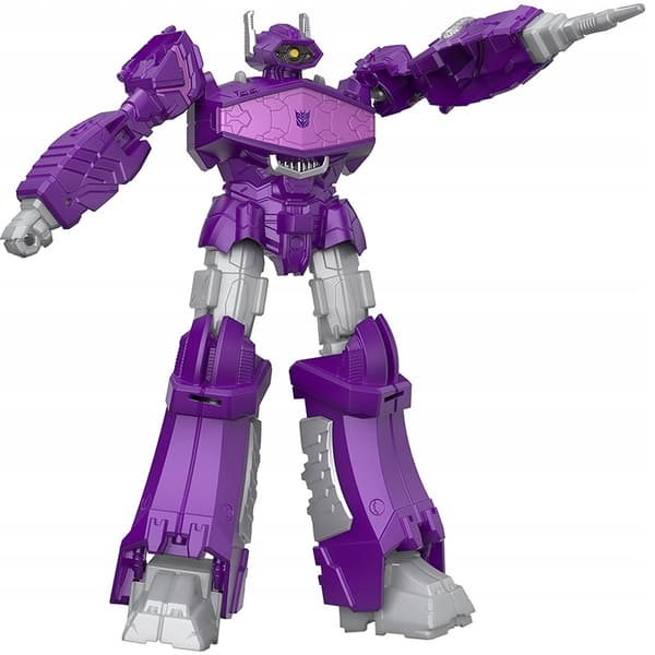 Transformers: Authentic Shockwave robot figure from the Titan Changer series...