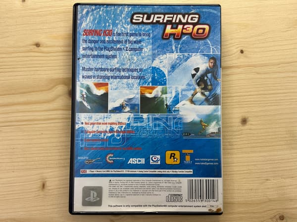 SURFING H30 SURFING H3O disc – very good+ condition, complete PS2 set