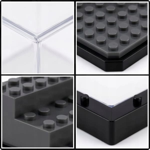 LEGO FIGURE DISPLAY CABINET – TRANSPARENT DISPLAY CABINET WITH LARGE SHELF