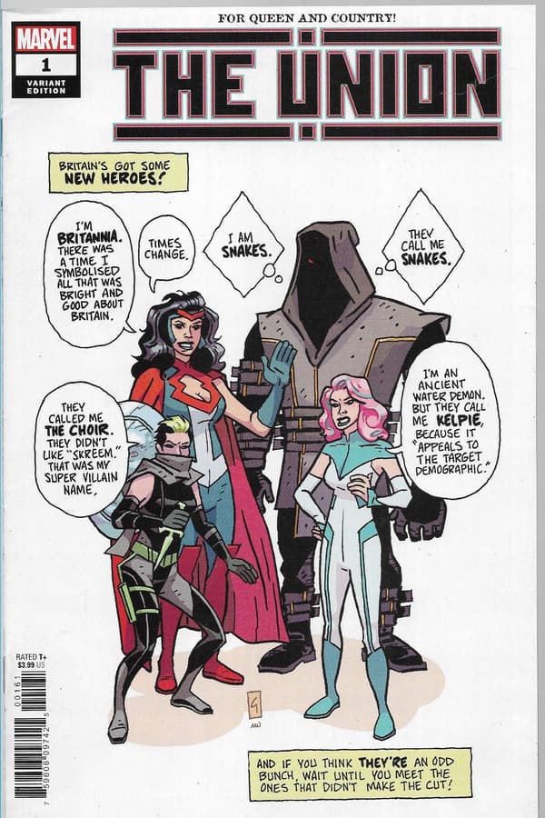 Marvel The Union Comics 1–5/2021 (in English) – Complete set!