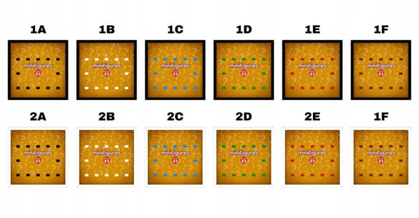 Personalised LEGO Minifigure Display Frame 71034, Series 23