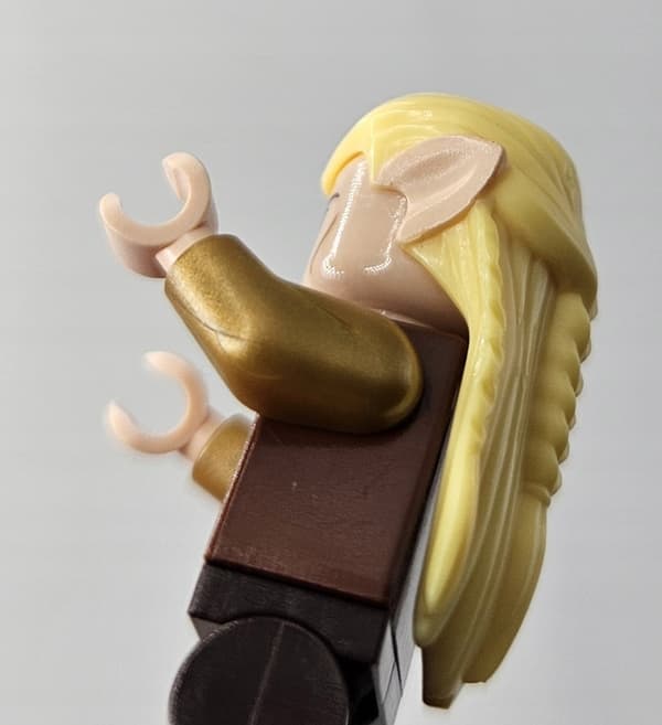 LEGO LOTR Hobbit Figure lor035 Legolas Greenleaf DEFECT /