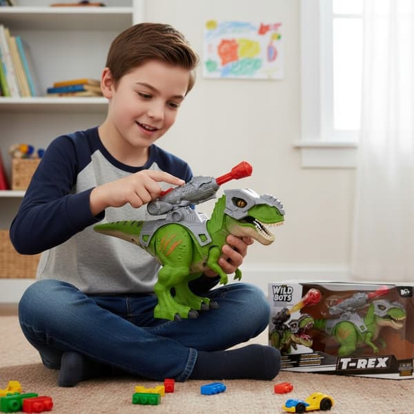 ZURU Wild Bots T-Rex interactive dinosaur
