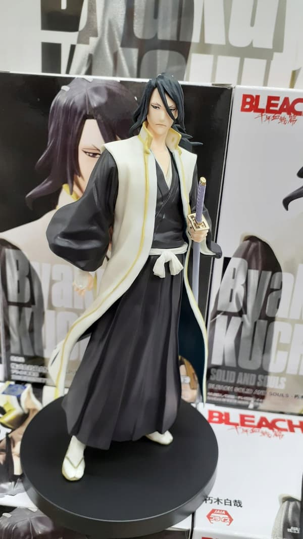 Bleach Anime Figure – Kuchiki Byakuya – Solid and Souls by Banpresto
