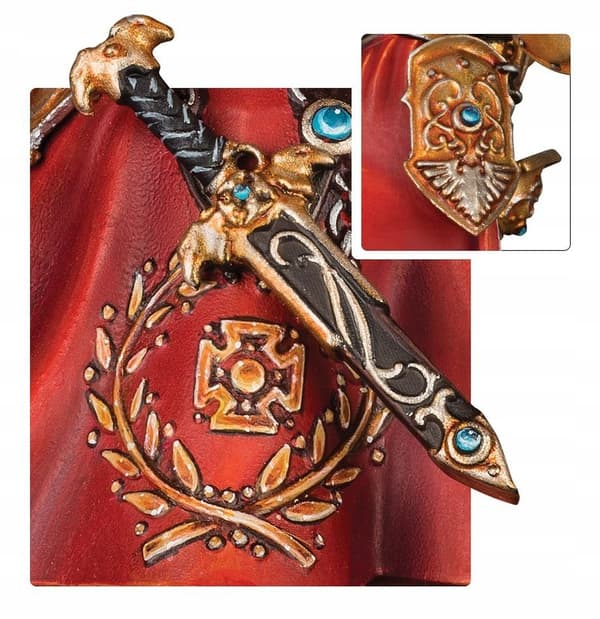 ADEPTUS CUSTODES: ALLARUS CUSTODIANS-KAPTEN I ALLARUS TERMINATOR-RUSTNING